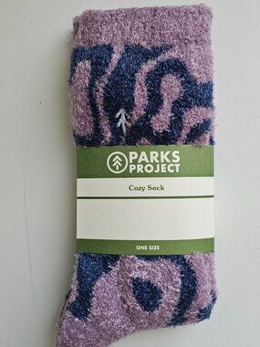 Parks Project Yellowstone Geysers Cozy Socks One Size NWT
